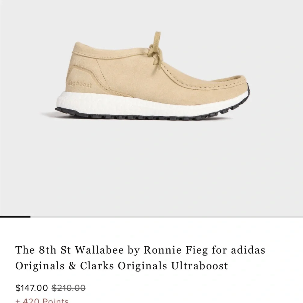 Clark’s x Ronnie Fieg Wallabee Ultraboost - Picture 12 of 14